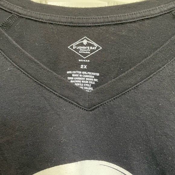 St John’s Bay Be Merry Women’s Shirt 2XL - Picture 3 of 4